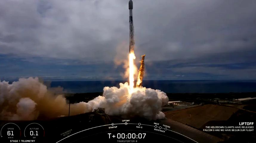 Spacex Successfully Executes Eighth Dedicated Smallsat Rideshare Mission