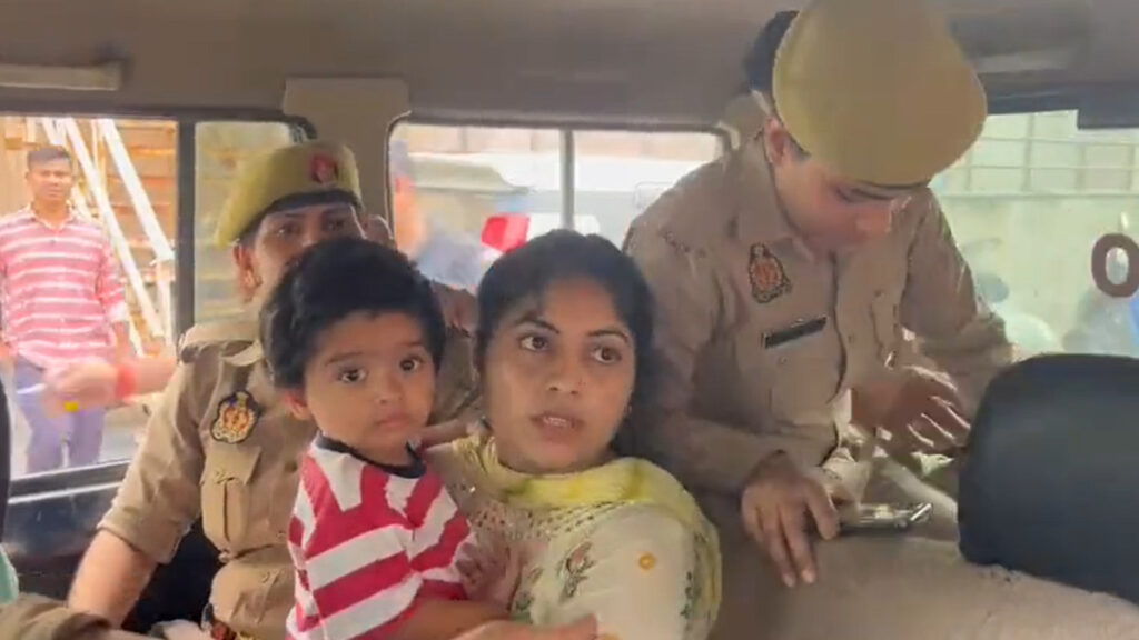 Bangladeshi Woman Arrives in Noida With Child, Expressing Desire to Reunite With Husband