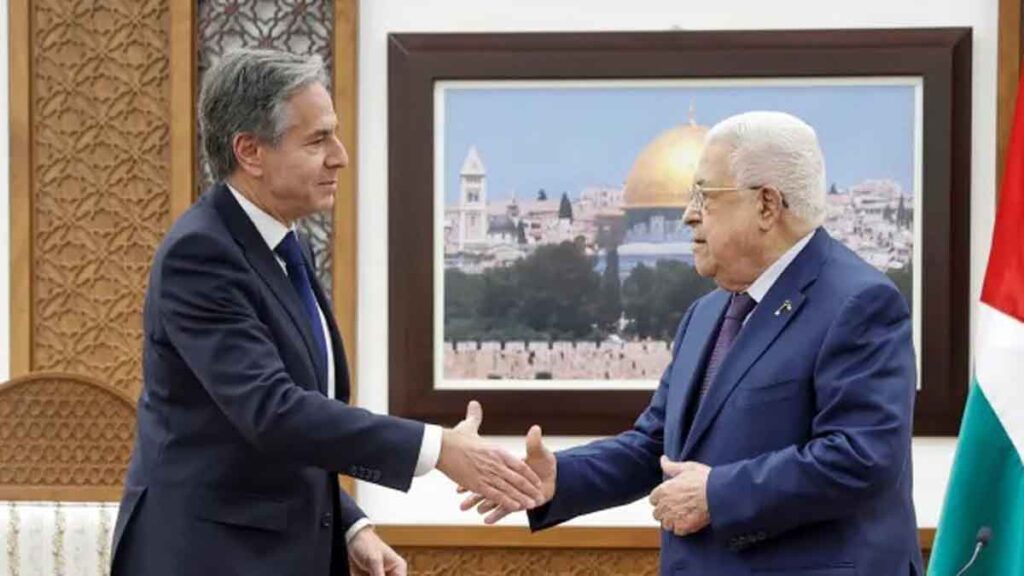 Abbas Joins Arab Leaders In Calling For Gaza Truce In Meeting With Blinken