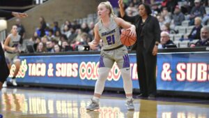 Saints shatter records in romp of Rider; secure massive win in MAAC opener